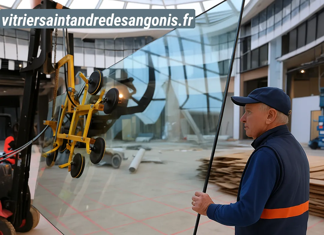 Remplacement de vitrine magasin Saint-André-de-Sangonis
